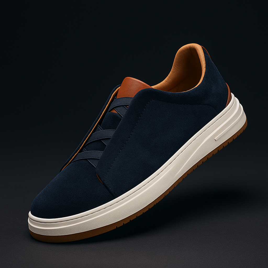 LUIS - Zapatillas de Ante Elegantes