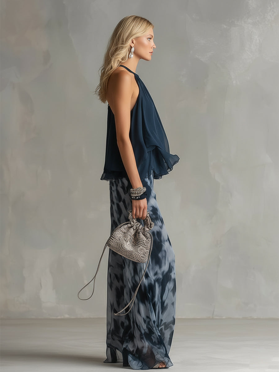 AZUCENA - Conjunto de Elegancia de Dos Piezas para Mujer