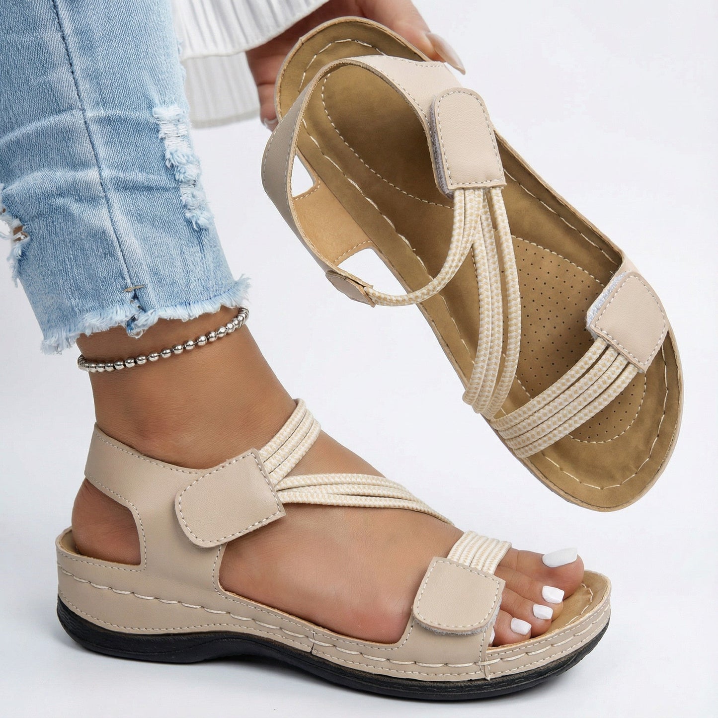 LAURA - Sandalias Sofisticadas Cómodas