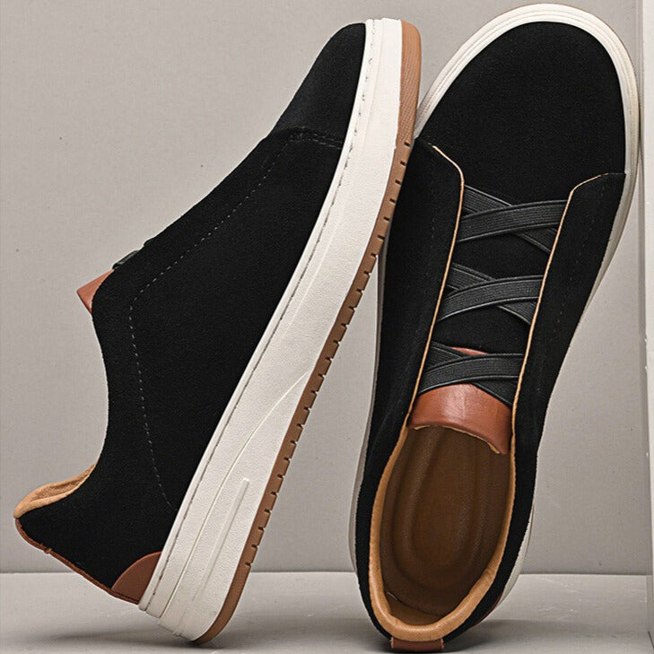 LUIS - Zapatillas de Ante Elegantes