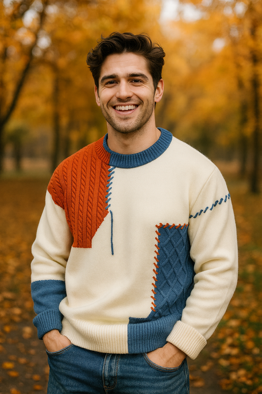 ARTURO - El Jersey de Mosaico Moderno Para un Estilo Llamativo