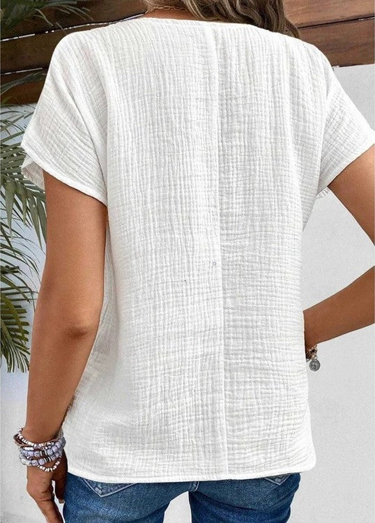 ELISA - Elegante Blusa de Verano