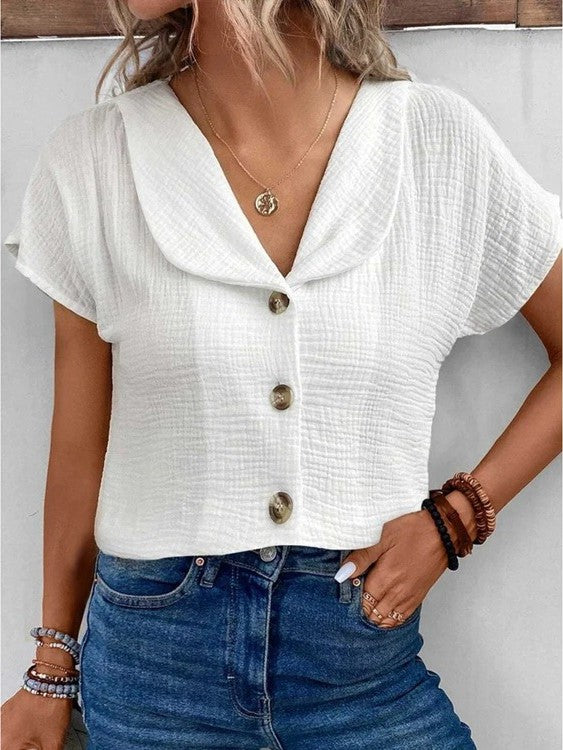 ELISA - Elegante Blusa de Verano