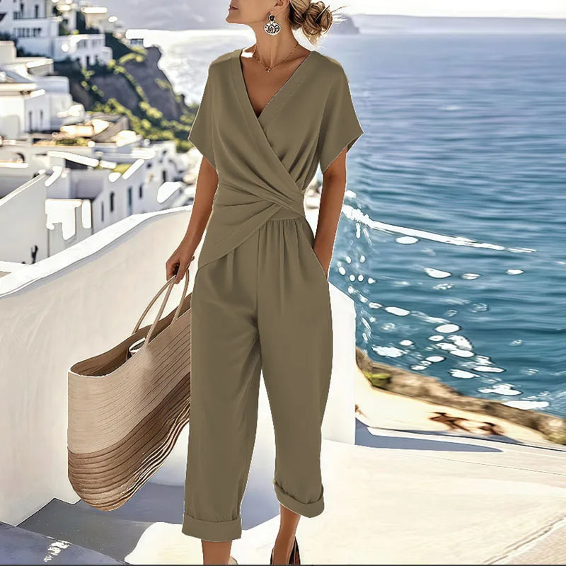 CORAL - Elegante Conjunto de Dos Piezas