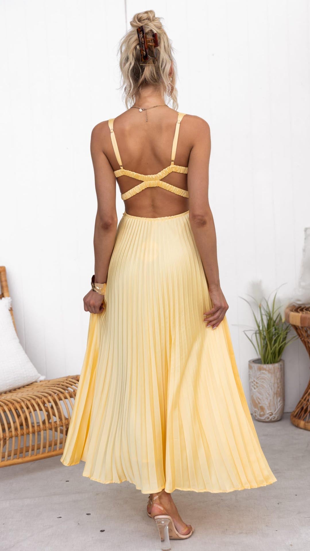 NADIA - Elegante Vestido Largo con Caída Suave