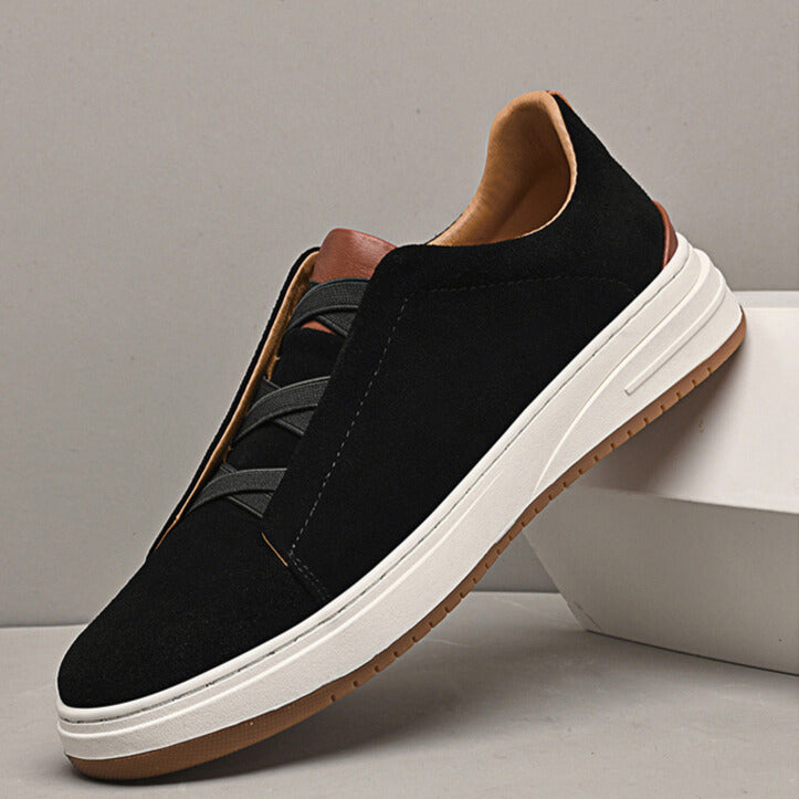 LUIS - Zapatillas de Ante Elegantes