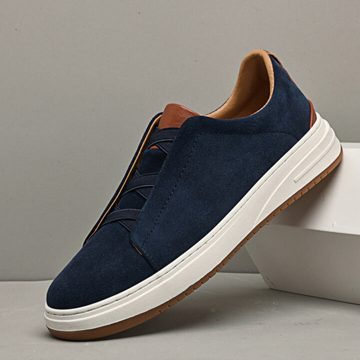 LUIS - Zapatillas de Ante Elegantes