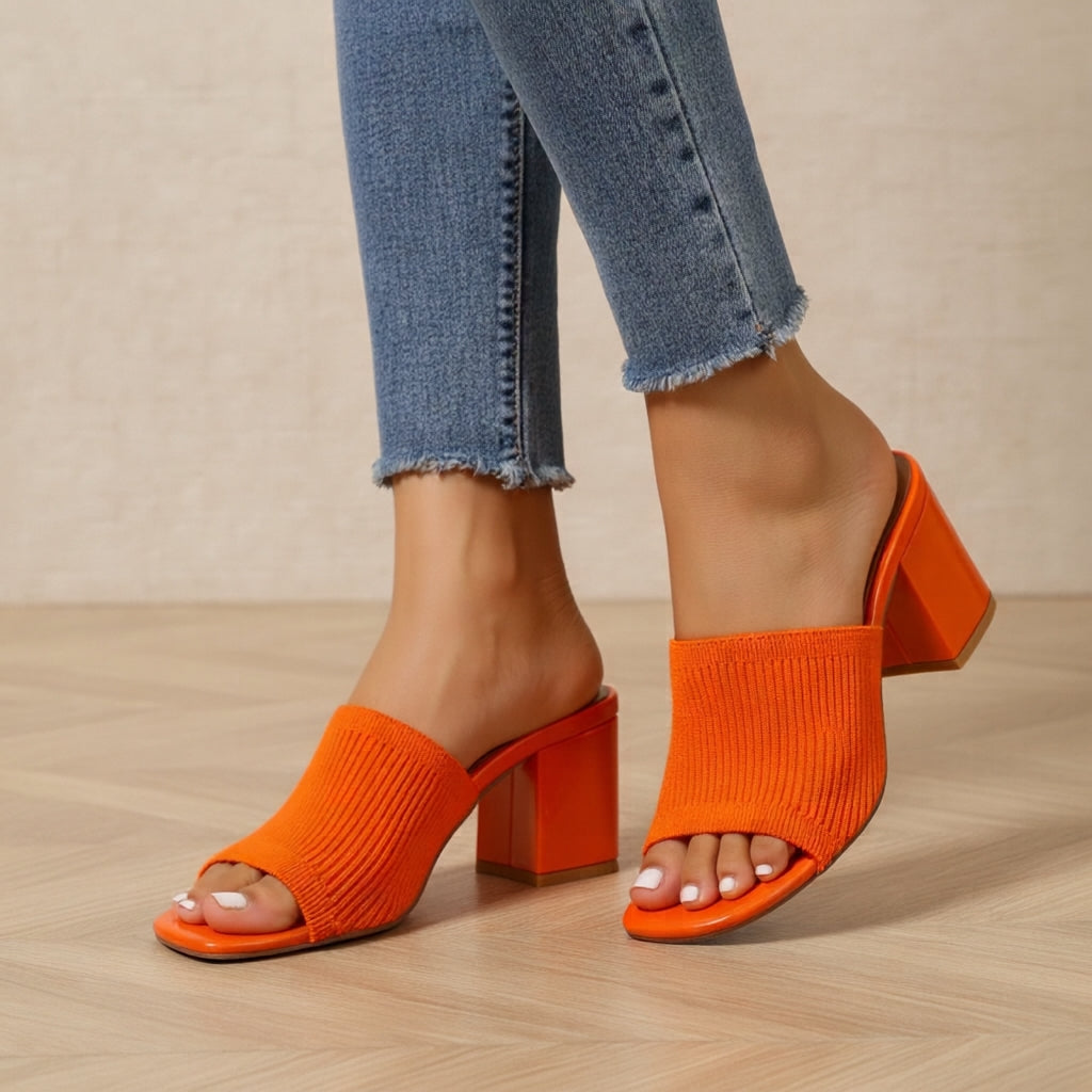 HELENA - Sandalias de Tacón Grueso