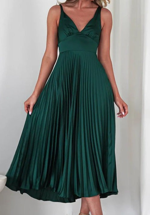 NADIA - Elegante Vestido Largo con Caída Suave